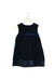 A Navy Sleeveless Dresses from Willow & Finn in size 18-24M for girl. (Front View)