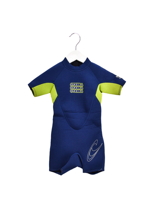 A Navy Wetsuits from O'Neill in size 6-12M for girl. (Front View)