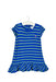A Blue Short Sleeve Dresses from Ralph Lauren in size 12-18M for girl. (Front View)