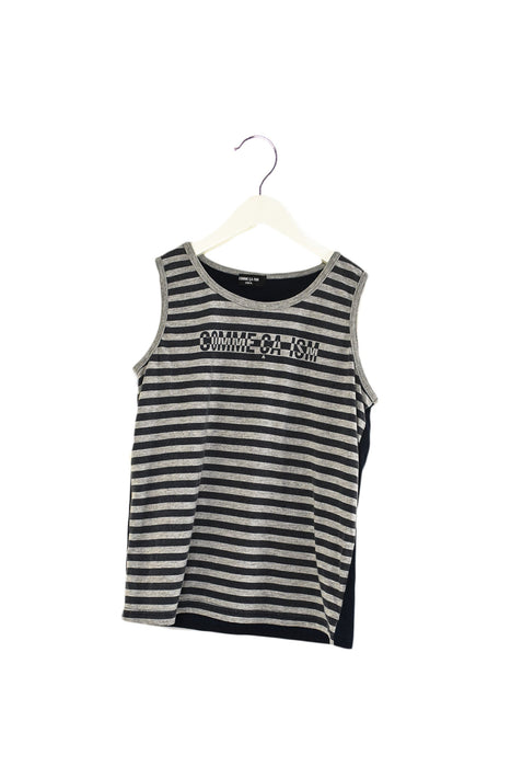 A Navy Sleeveless Tops from Comme Ca Ism in size 11Y for boy. (Front View)