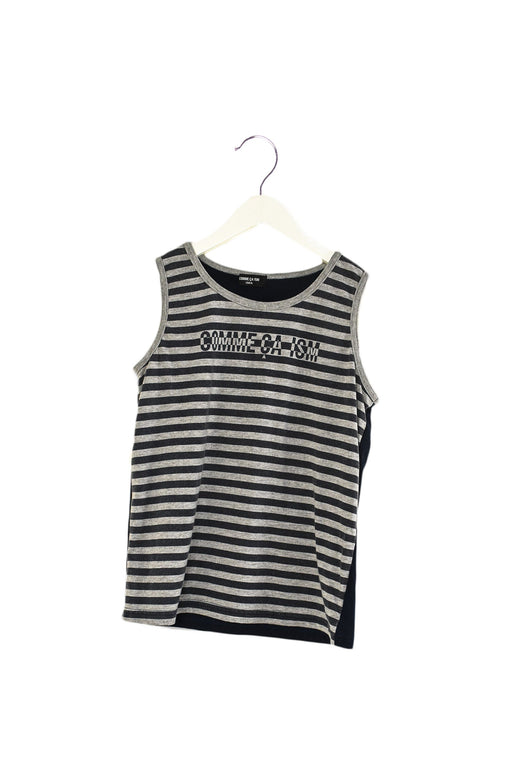 A Navy Sleeveless Tops from Comme Ca Ism in size 11Y for boy. (Front View)