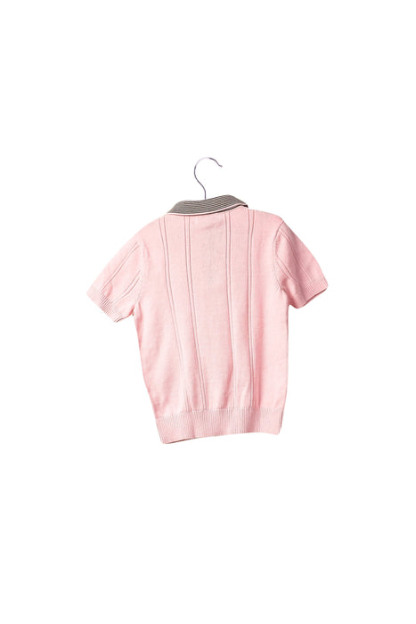 A Pink Short Sleeve Polos from Nicholas & Bears in size 12-18M for girl. (Back View)