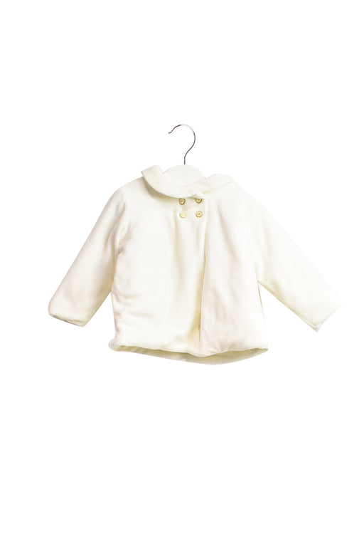 A White Cardigans from Armani in size 6-12M for boy. (Front View)