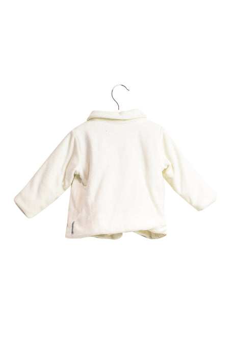 A White Cardigans from Armani in size 6-12M for boy. (Back View)