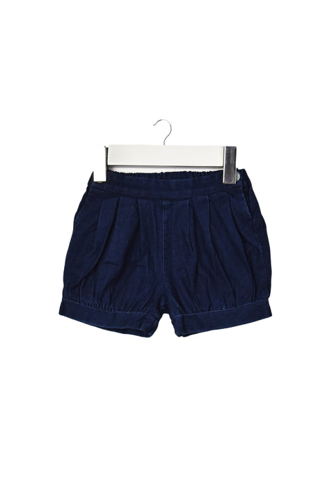 A Blue Shorts from Jacadi in size 6-12M for girl. (Front View)