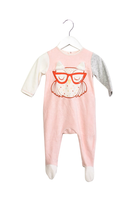 A Pink Long Sleeve Jumpsuits from Little Marc Jacobs in size 3-6M for girl. (Front View)