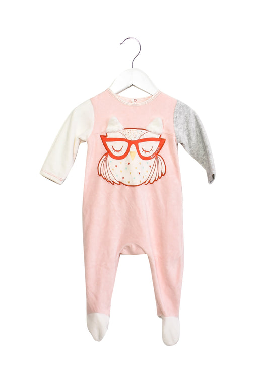 A Pink Long Sleeve Jumpsuits from Little Marc Jacobs in size 3-6M for girl. (Front View)