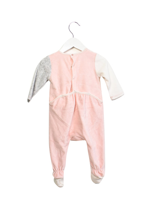 A Pink Long Sleeve Jumpsuits from Little Marc Jacobs in size 3-6M for girl. (Back View)
