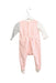 A Pink Long Sleeve Jumpsuits from Little Marc Jacobs in size 3-6M for girl. (Back View)