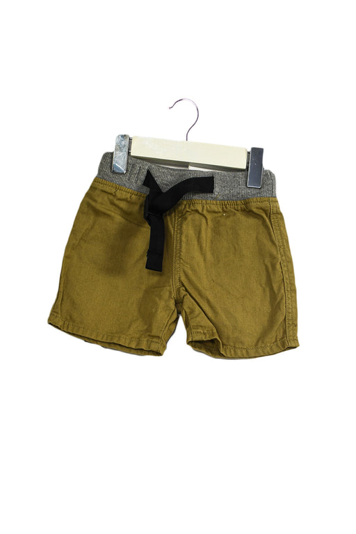 A Brown Shorts from X-Girl Stages in size 6-12M for girl. (Front View)