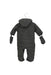A Grey Snowsuits from Jacadi in size 0-3M for boy. (Back View)