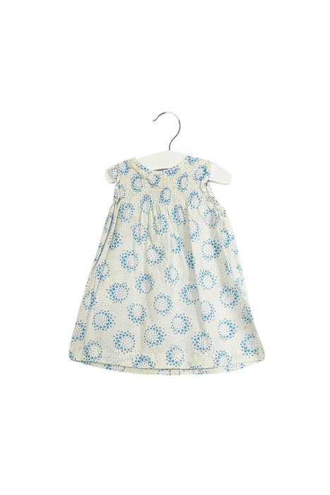 A White Sleeveless Dresses from Jacadi in size 6-12M for girl. (Front View)
