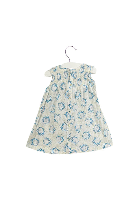 A White Sleeveless Dresses from Jacadi in size 6-12M for girl. (Back View)