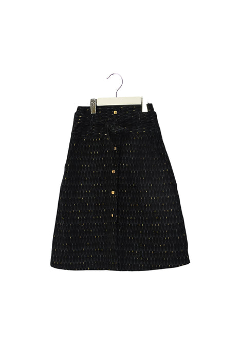A Black Mid Skirts from Excuse My French in size 8Y for girl. (Front View)