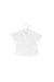 A White Short Sleeve Tops from Jacadi in size 3-6M for boy. (Front View)