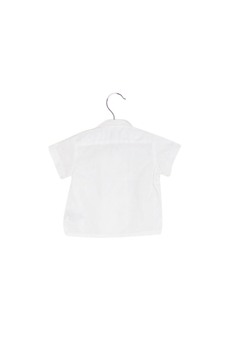 A White Short Sleeve Tops from Jacadi in size 3-6M for boy. (Back View)
