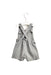 A Grey Overall Shorts from Il Gufo in size 6-12M for boy. (Front View)
