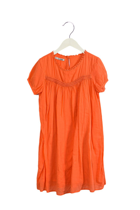 A Orange Short Sleeve Dresses from Sunchild in size 10Y for girl. (Back View)