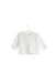 A White Cardigans from Jacadi in size 3-6M for girl. (Front View)