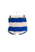A Blue Bloomers from Tinycottons in size 3-6M for neutral. (Front View)