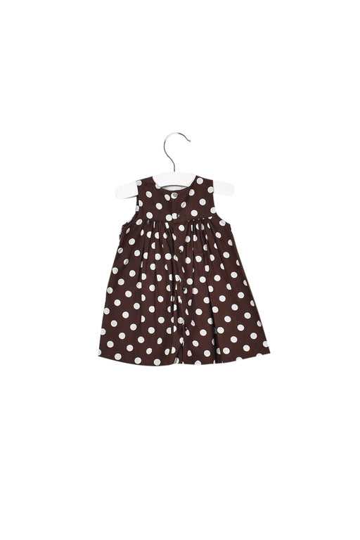A Brown Dress Sets from Jacadi in size 3-6M for girl. (Front View)