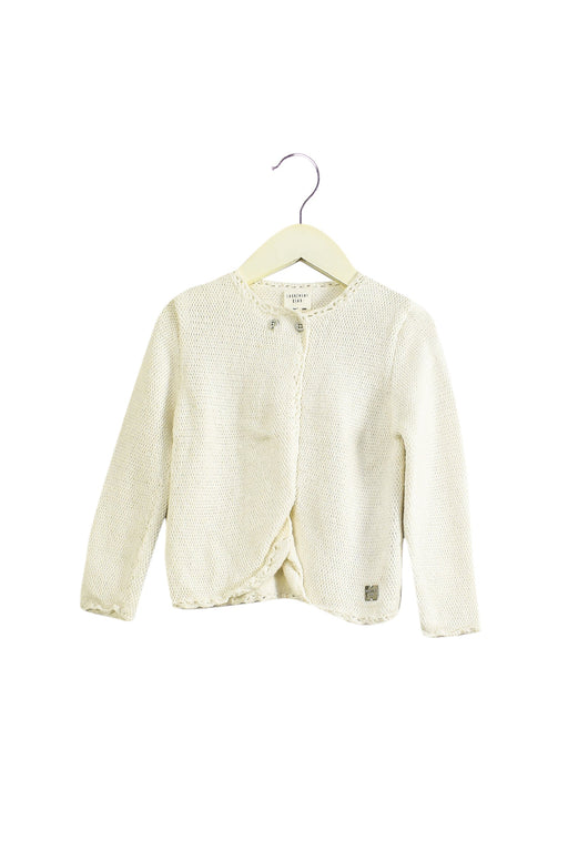 A Ivory Cardigans from Carrément Beau in size 2T for girl. (Front View)