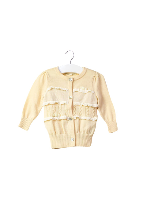 A Beige Cardigans from Nicholas & Bears in size 6-12M for girl. (Front View)