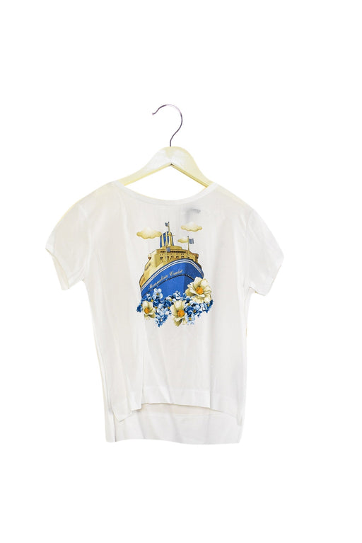A White Short Sleeve T Shirts from Monnalisa in size 8Y for girl. (Front View)