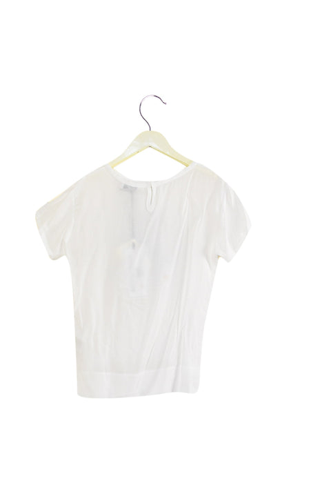A White Short Sleeve T Shirts from Monnalisa in size 8Y for girl. (Back View)