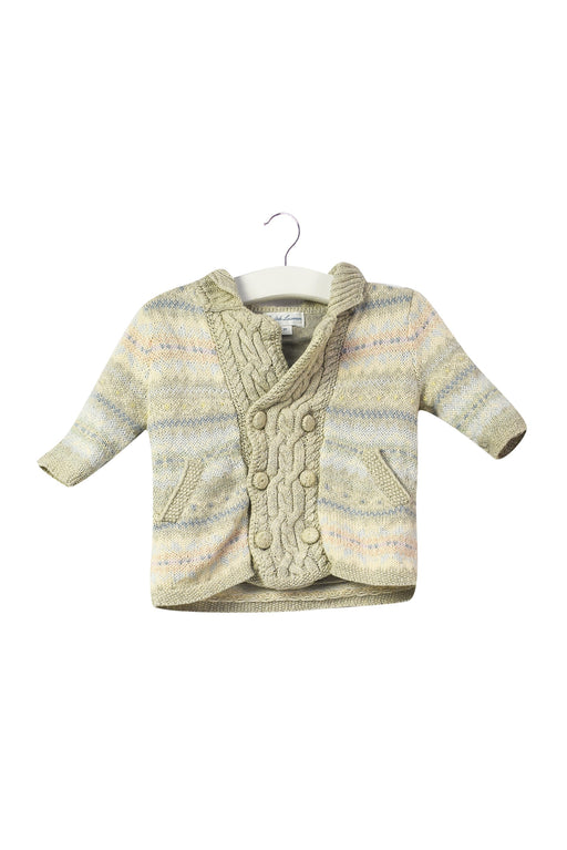 A Grey Cardigans from Ralph Lauren in size 0-3M for girl. (Front View)