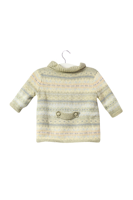 A Grey Cardigans from Ralph Lauren in size 0-3M for girl. (Back View)