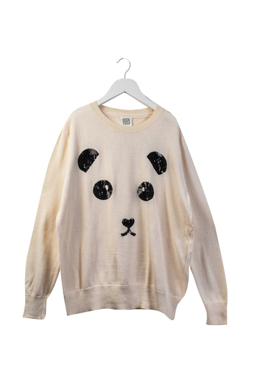 A Beige Knit Sweaters from Seed in size 8Y for girl. (Front View)