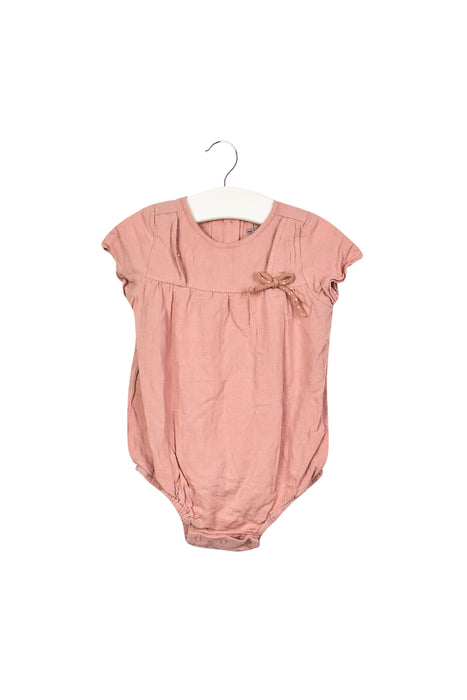 A Pink Rompers from Kingkow in size 0-3M for girl. (Back View)