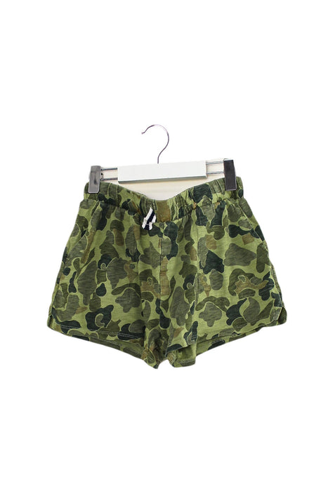 A Green Shorts from Crewcuts in size 8Y for girl. (Front View)