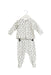 A White Pants Sets from Jacadi in size 3-6M for boy. (Front View)