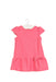 A Pink Short Sleeve Dresses from Janie & Jack in size 0-3M for girl. (Back View)