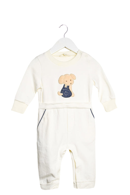 A Beige Long Sleeve Jumpsuits from Nicholas & Bears in size 6-12M for boy. (Front View)