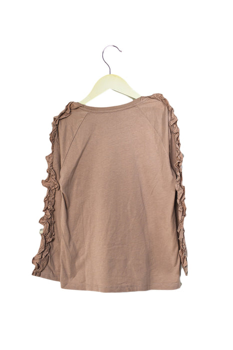 A Pink Long Sleeve Tops from COS in size 6T for girl. (Back View)