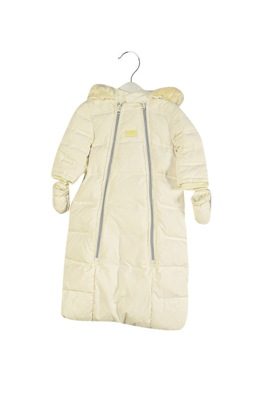 A White Snowsuits from Chicco in size 6-12M for neutral. (Front View)
