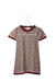 A Burgundy Sweater Dresses from Le Petit Lucas du Tertre in size 6T for girl. (Back View)