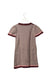 A Burgundy Sweater Dresses from Le Petit Lucas du Tertre in size 6T for girl. (Front View)