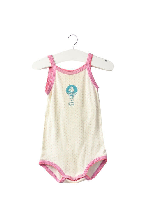 A  Long Sleeve Bodysuits from Petit Bateau in size 3-6M for girl. (Front View)