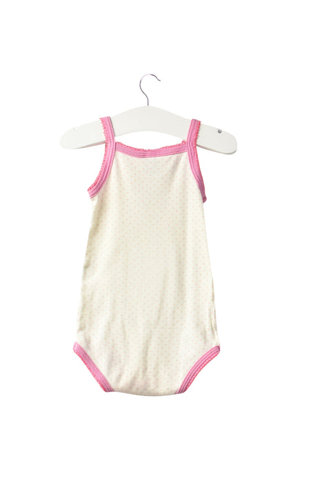 A  Long Sleeve Bodysuits from Petit Bateau in size 3-6M for girl. (Back View)