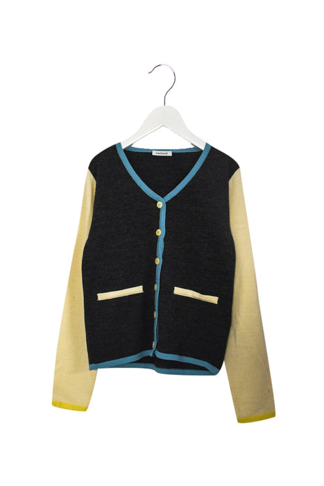 A Black Cardigans from Cacharel in size 10Y for girl. (Back View)