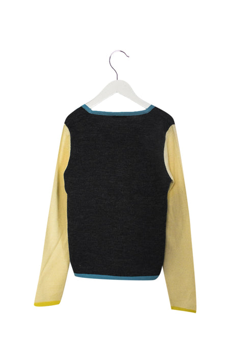 A Black Cardigans from Cacharel in size 10Y for girl. (Back View)