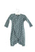 A Blue Long Sleeve Jumpsuits from Bonpoint in size 3-6M for girl. (Front View)