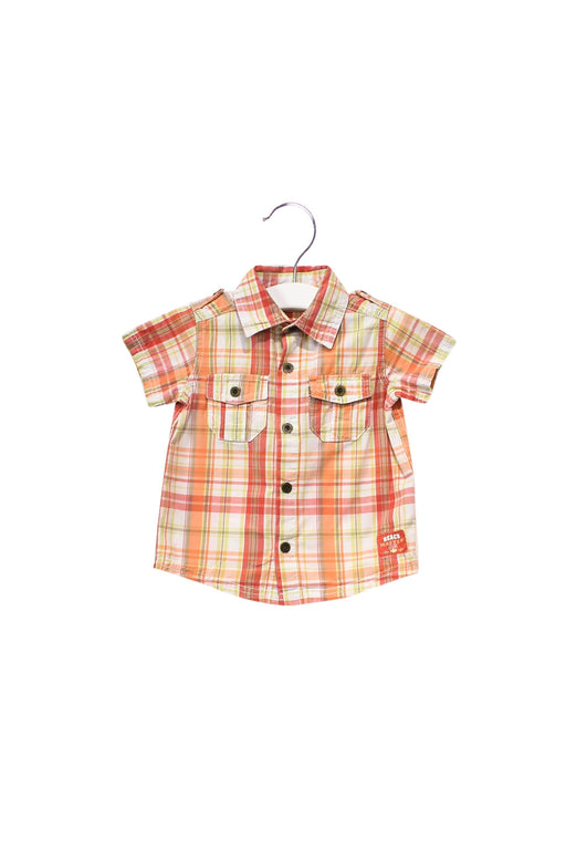 A Orange Shirts from Cadet Rousselle in size 6-12M for boy. (Front View)