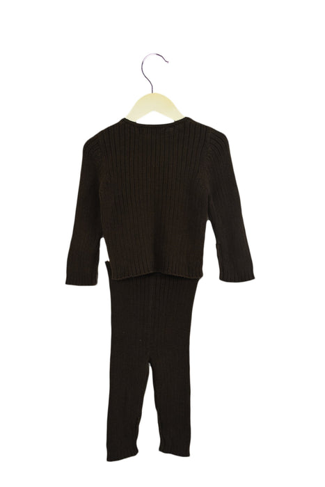 A Brown Cardigans from Little Mercerie in size 6-12M for girl. (Back View)