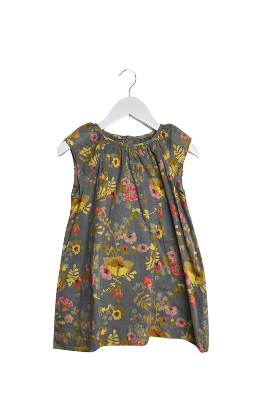 A Grey Sleeveless Dresses from Bonpoint in size 12-18M for girl. (Front View)