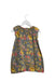 A Grey Sleeveless Dresses from Bonpoint in size 12-18M for girl. (Back View)